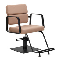 Gabbiano hairdressing chair porto black and beige