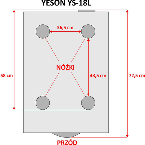 Autoklaw Yeson serii YS 18L Silver Line klasa B