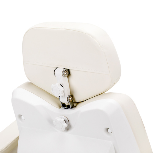 Electric swivel cosmetic chair azzurro 873 white