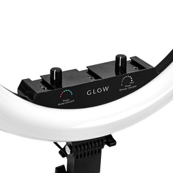 Glow ring lamp 18" rgb bsc with 45w tripod