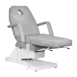 Beautician chair electric soft 1 siln. gray