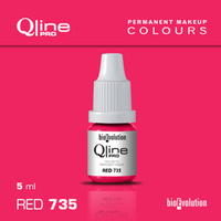 Pigment do makijażu permanentnego ust Bioevolution Red 735 Qline Pro 5ml