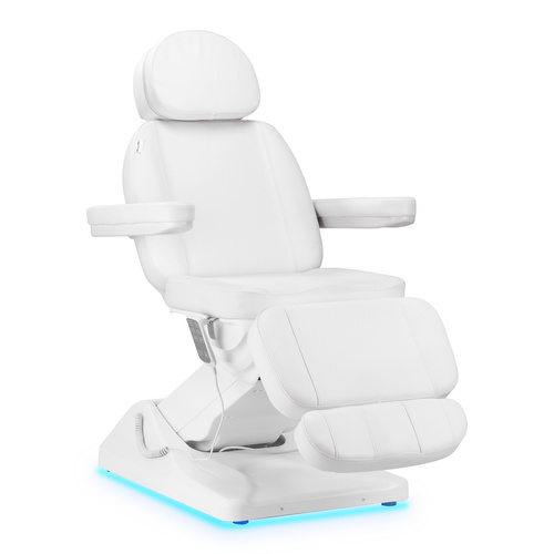 Electric cosmetic chair sillon luxury 3 motors white