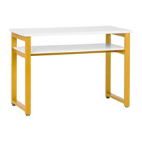 Cosmetic desk 17g gold white