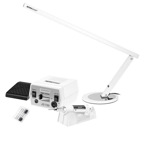 Milling machine activ power jd700 white + desk lamp slim 20w white