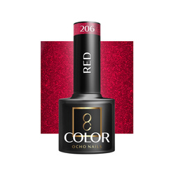 Ocho nails hybrid varnish red 206 -5 g