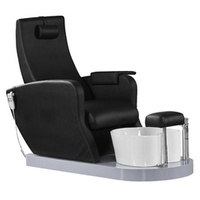 Pedicure spa chair azzurro 016b black