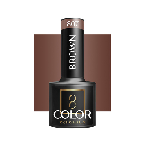 Ocho nails lakier hybrydowy brown 807 -5 g