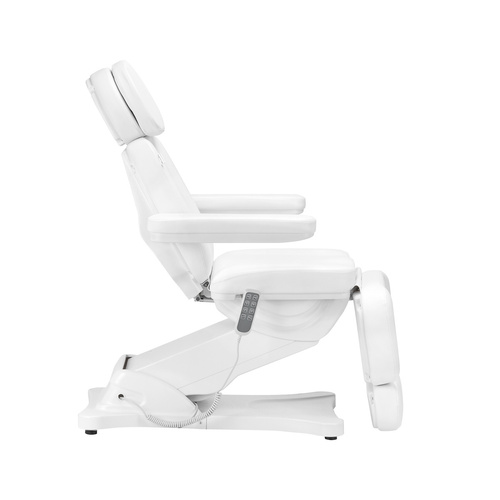 Electric cosmetic chair sillon classic 4 motors with cradle white