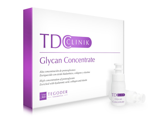 Skin thickening collagen ampoules with proteoglycans, hyaluronic acid and elastin GLYCAN CONCENTRATE 14x4ml