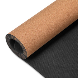 Balance yoga mat cork rubber