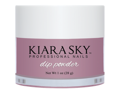 Kiara sky dip powder - d597 mauve a lil' closer