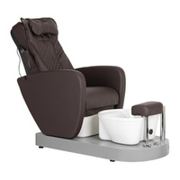 Pedicure spa chair azzurro 016c brown with back massage and hydro massage