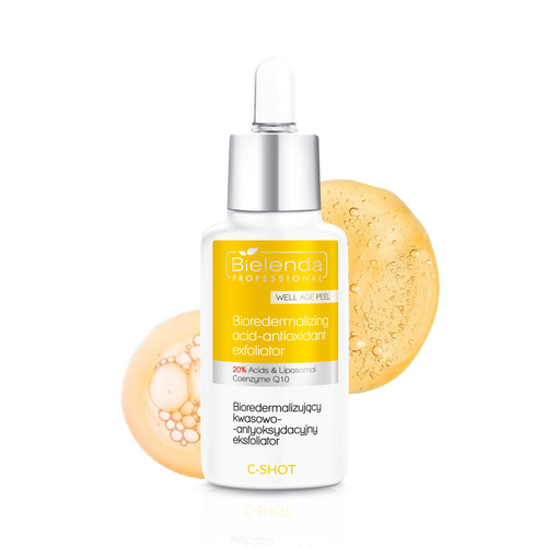 Bielenda Professional Bioredermalizujący kwasowo-antyoksydacyjny eksfoliator 20% Acids & Liposomal Coenzyme Q10 WELL AGE PEEL