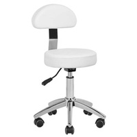 Pedicure cosmetic stool 304-p white