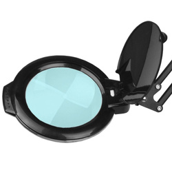 Led glow moonlight magnifier lamp 8012/5' black for tabletop