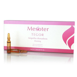 Mesotherapy/electroporation drainage ampoule for face and body 2ml, water retention 