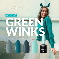 Claresa hybrid varnish green winks 1 -5g