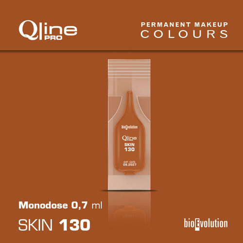 Bioevolution Skin 130 Qline Pro 0.7ml monodose disposable permanent makeup pigment