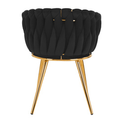 4rico chair qs-gw06g velvet black