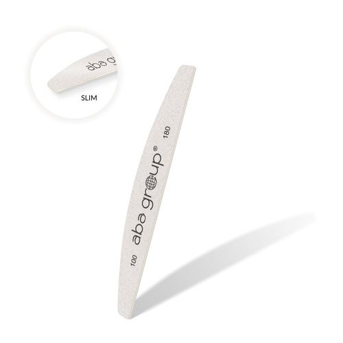 SLIM - Thin nail file SLIM 100/180 grey -Aba Group