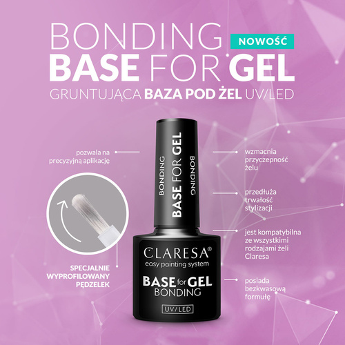 Claresa bonding base for gel- bezkwasowa baza pod żel 5g