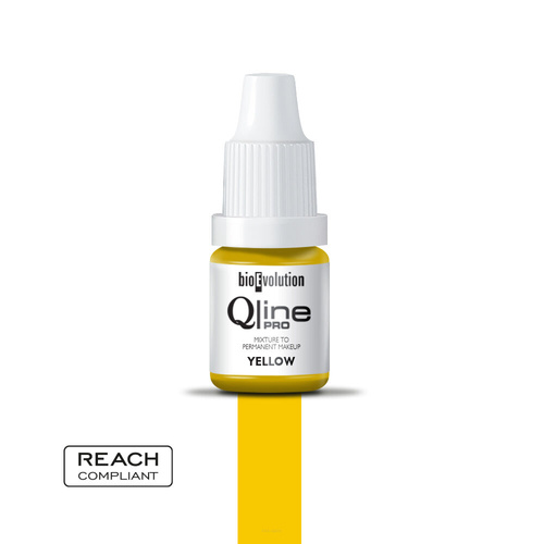 Pigment do makijażu permanentnego Bioevolution Yellow Qline Pro 5ml 