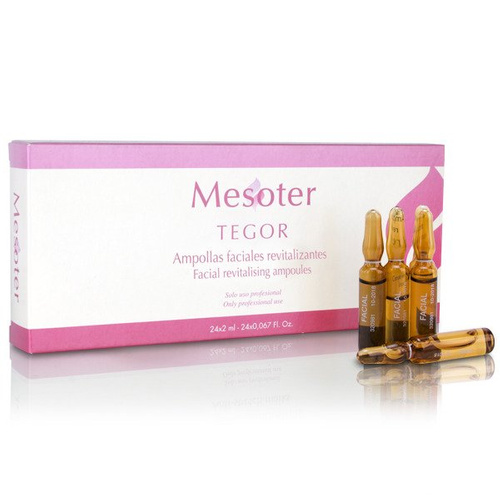 Rewitalizujące ampułki do mezoterapii/elektroporacji do twarzy MESOTER FACIAL REVITALIZING 24x2ml