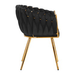 4rico chair qs-gw06g velvet black