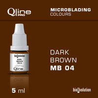 Pigment do microbladingu brwi Bioevolution Qline Pro Microblading Dark Brown MB 04 5ml