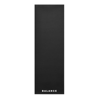 Balance yoga mat pvc black