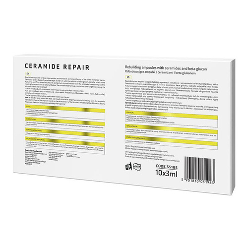 Apis ceramide repair rebuilding ampoules with ceramides and beta glucanemi 10 x 3 ml