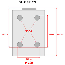 Yeson E-22L Black Line LED Series Autoclave