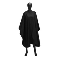 Hairdressing cape with rubber collar j-458