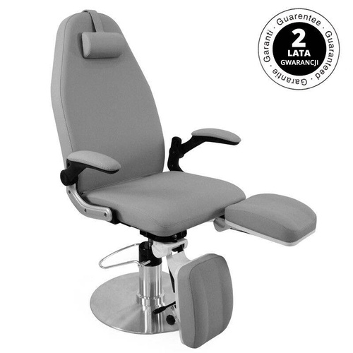 Hydraulic podiatry chair azzurro 713a grey