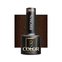 Ocho nails lakier hybrydowy brown 808 -5 g