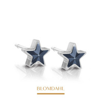 Star Jet 6 mm earrings SFJ medical plastic