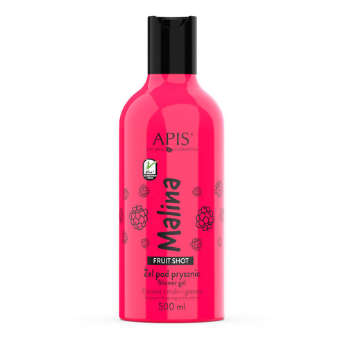 Apis fruit shot, raspberry shower gel 500 ml