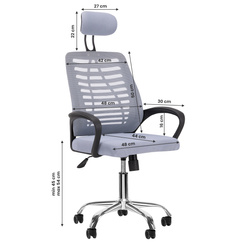 Office chair qs-02 gray