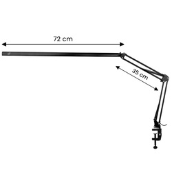 Treatment lamp led all4light lashes line 2 black with holder