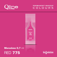 Jednorazowy pigment do makijażu permanentnego ust Bioevolution Red 775 Qline Pro 0,7ml monodose