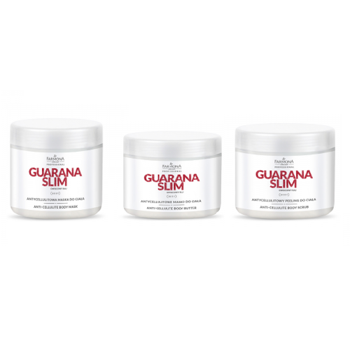 FARMONA Guarana Slim Zestaw masło+maska+peeling