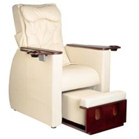 Pedicure spa chair with back massage azzurro 101 beige