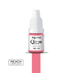 Permanent makeup pigment Bioevolution Red 760 Qline Pro 5ml 