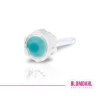 Blomdahl Ear piercing earring Turquoise 4 mm medical plastic