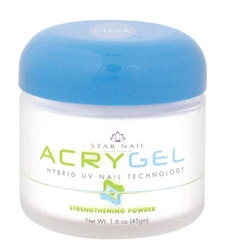 Star Nail Acrygel bezbarwny puder do paznokci 45 g