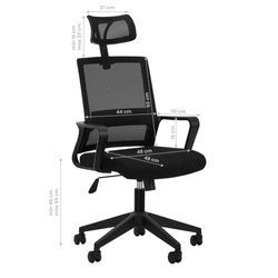 Office chair qs-05 black