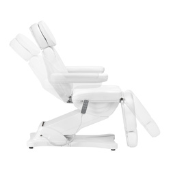 Electric cosmetic chair sillon classic 4 motors with cradle white