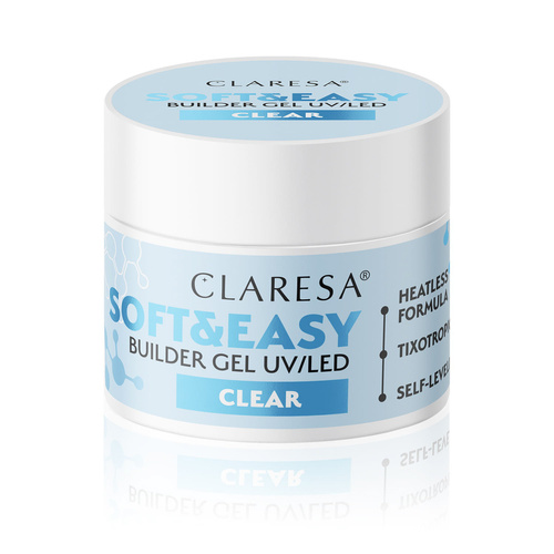 Claresa soft&amp;easy gel builder clear 90g