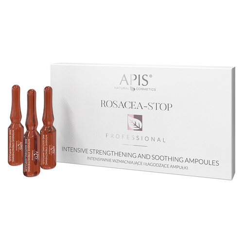 Apis rosacea- stop intensywnie wzmacniające i łagodzące ampułki 10 x 3 ml